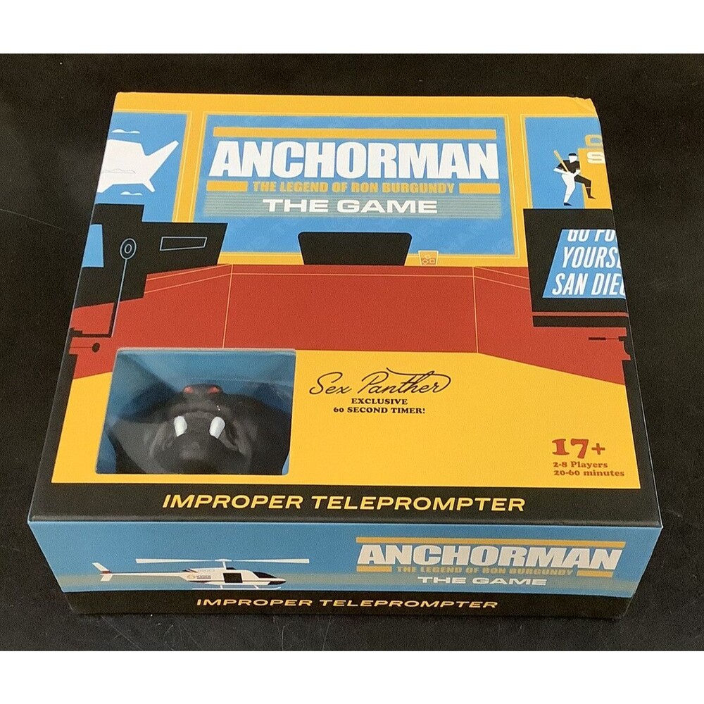 Anchorman: The Legend Of Ron Burgundy The Game Improper Teleprompter NEW